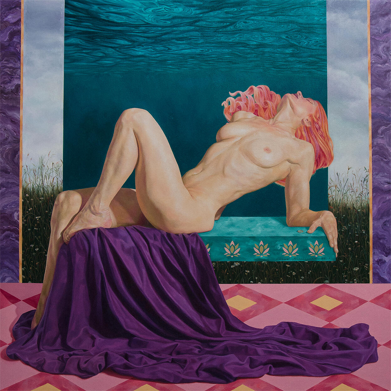 A Wife's Prayer | Oil on Canvas | 36" x 36" | 2023