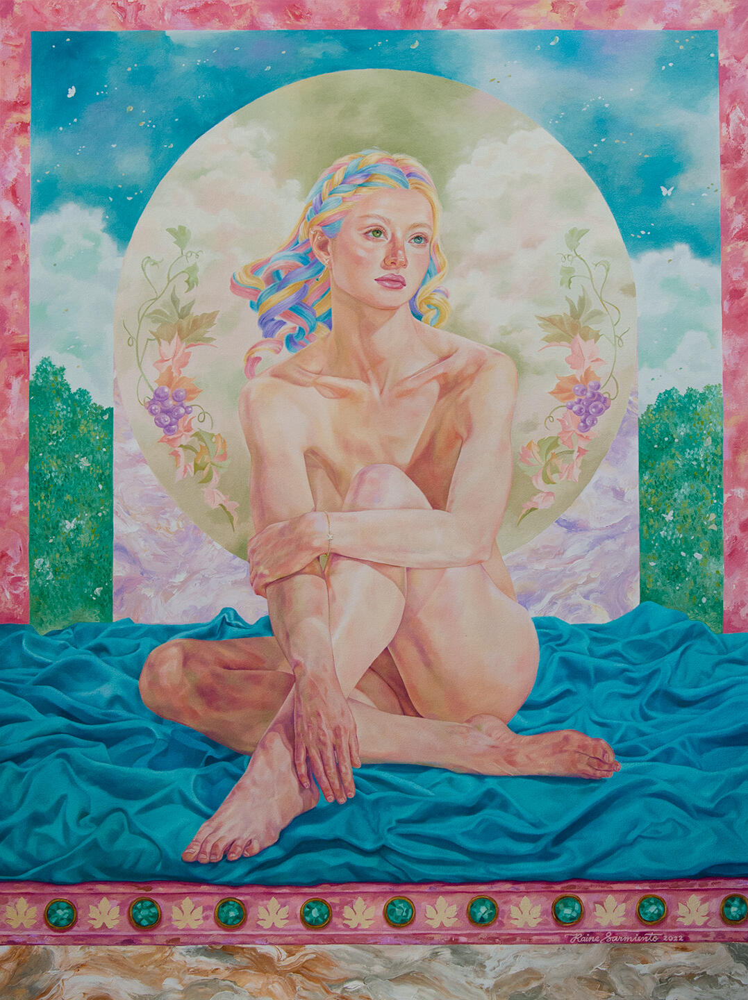 A Brief Time of Undisturbed Healing (Rebirth) | Oil on canvas | 48" x 36" | 2022